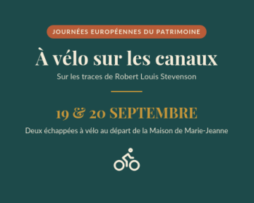 À vélo sur les canaux : sur les traces de Robert Louis Stevenson