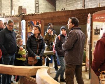 Le chantier naval ouvert à la visite