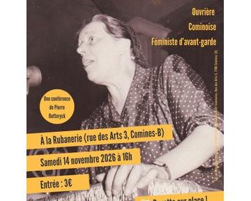 Conférence : Martha Desrumaux, une ouvrière féministe d'avant-garde !