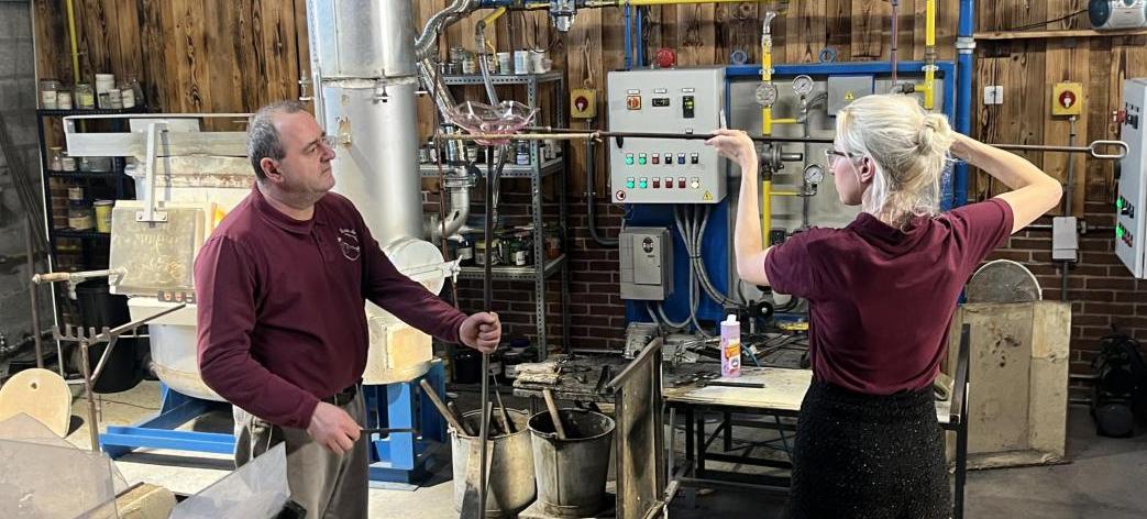 Les souffleurs de verre du musée