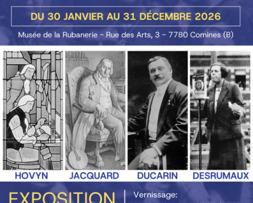 Vernissage : Les grandes figures de la Rubanerie 
