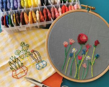 Visite-atelier textile (tissage)