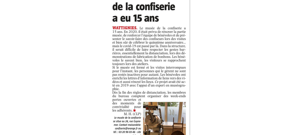 Le musée a eu 15 ans