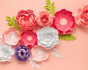 Atelier créatif - Fleurs de papier