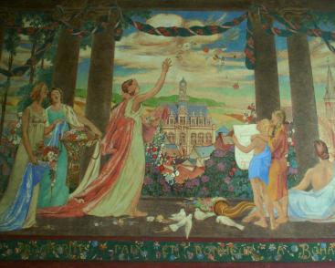 Emile Flamant, fresquiste