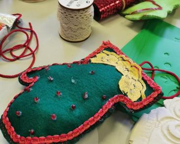 L'atelier d'Angélique : Ma décoration de Noël en dentelle