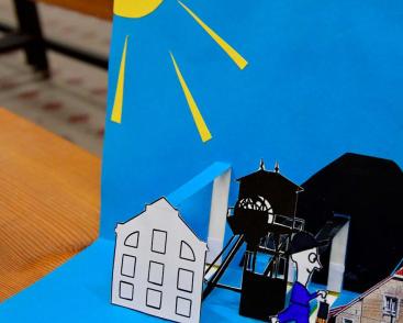 Le paysage minier en pop-up