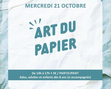 Atelier art du papier